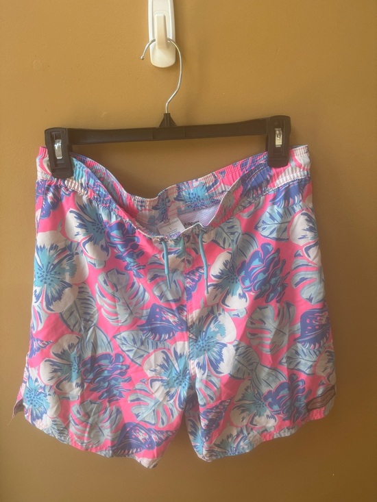 Vineyard Vines Other - Vineyard Vines Boy's Size L Pink Floral Drawstring Swim Shorts
